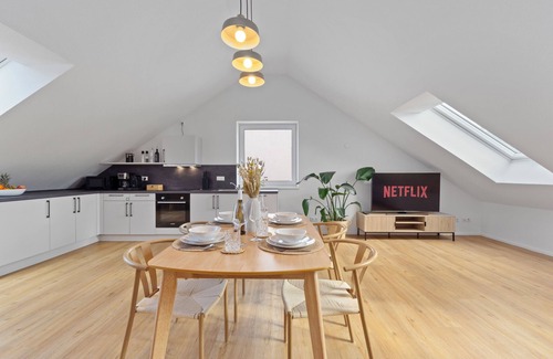 Bad Kreuznach Apartment | Design loft | near old town | parking lot | 84 m²