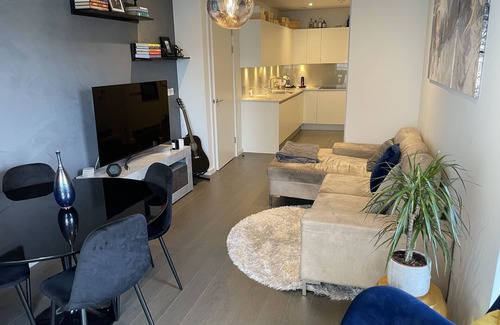 St. Pancras and Somers Town Apartment | Designer apartment ideal for remote working in Central London