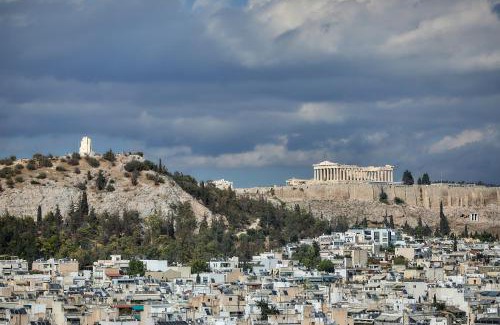 Kallithea Apartment | Designer Penthouse Acropolis 360 Private Terrace