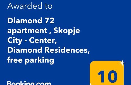 Centar Apartment | Diamond 72 apartment , Skopje City - Center, Diamond Residences, free parking