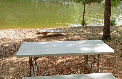 Lake of the Ozarks RV Rental | DnD Campground Site #3 Beach Front and Lakeview