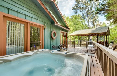 Fair Play House | Dock and Hot Tub at Fair Play Hideaway!