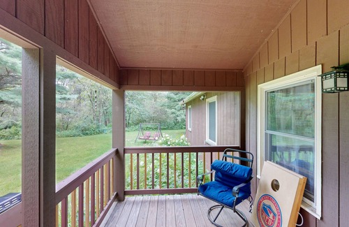 Big Bay House | Dog-friendly home near Petenwell Lake - gas grill & outdoor dining area