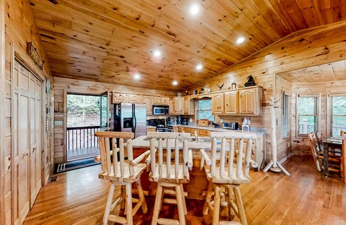 Murphy Cabin | Dog-Friendly scenic cabin with amazing views, covered deck, firepit, & hot. tub