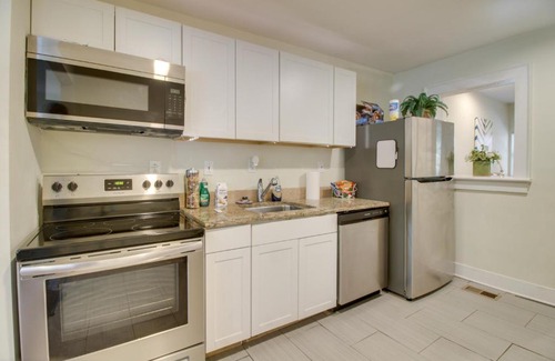 Shelby House | Dog-Friendly Shelby Home with Private Yard and Hot Tub