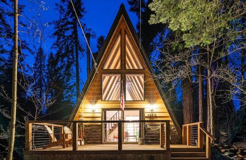 Sierra Cedars House | Dogwood Peak Mid-century A-frame With Ac Style