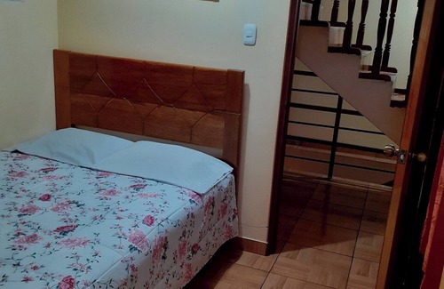 Cusco Historic Center Hotel | Double bedroom with private bathroom