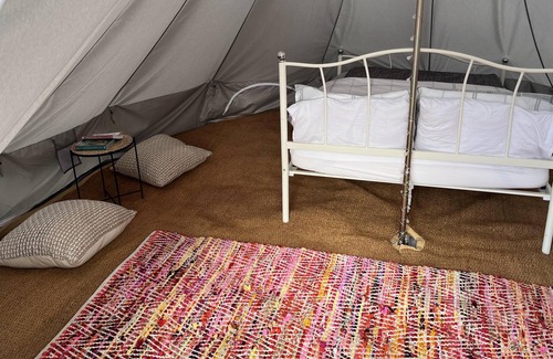 Loughborough Cabin | Double bell tent farm stay