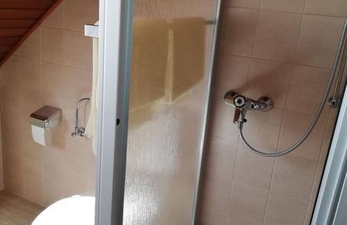 Trittenheim Bed & Breakfast | Double Room Shower/WC - Weingut-Gästehaus Hermes-Lex