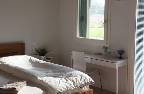 Castelgomberto Bed & Breakfast | double room with balcony and view - private bathroom