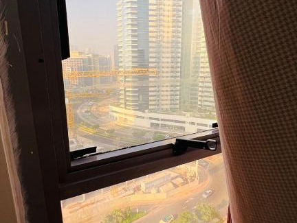 Barsha Heights House | Double window Partition Room in Tecom Near Metro