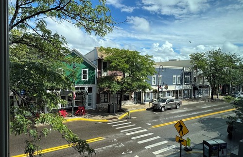 Charlevoix Apartment | Downtown Charlevoix Apartment on Bridge Street
