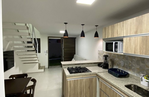 Sao Jose da Coroa Grande Apartment | Duplex apartments, 02 en-suite bedrooms, sea view, 30 m from the beach on the border with Maragogi