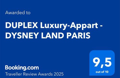 Bussy-Saint-Georges Apartment | DUPLEX Complet - PROCHE DYSNEY LAND PARIS