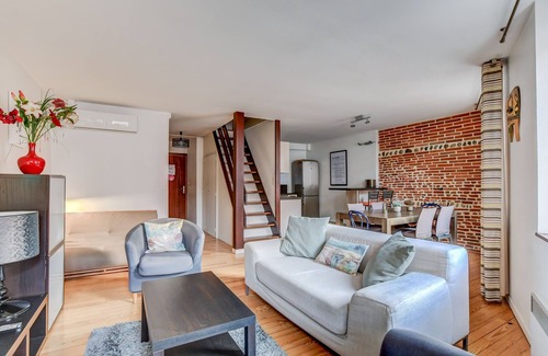 Saint-Cyprien Apartment | Duplex Tolosa 3BDR 80sqm/Dome Grave/Pont-Neuf/St-Cyprien/Free private parking