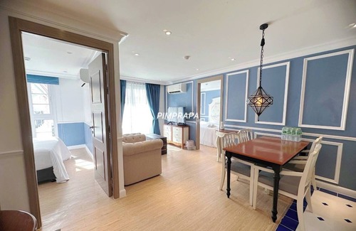 Na Chom Thian Condo | E8 - 2bedroom french style beautiful pool view Pattaya Seven seas cote d azur