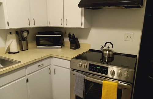 Saginaw House | Earnie's Place - Cozy 2 BR Home with Fireplace, Sports Fan Cave Garage