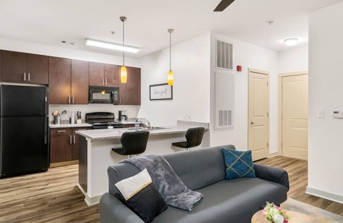 Five Points South Apartment | Elegant Mid-Rise 2BR | Near Everything