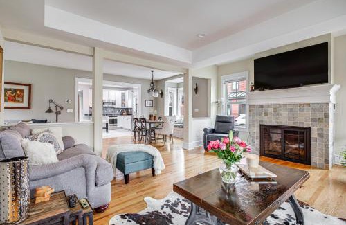 Saratoga Springs House | Elegant Saratoga Springs Stay Walk to Town, Track