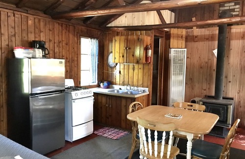 Grawn Cabin | Ellis Lake Resort - Cedar Log Cabin - Interlochen/Traverse City