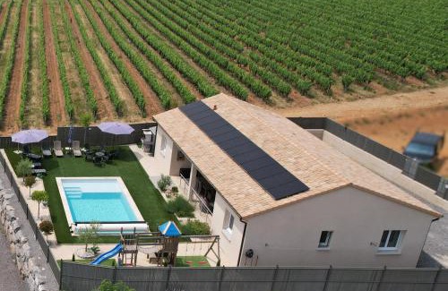 Joyeuse Villa | En Ardèche Villa de vacances l'Olympe climatisée avec sa piscine privée et chauffée