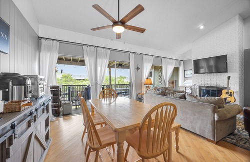 Point Venture House | Enjoy lake views from 2 decks! Walk to pool, gym & golf course. Lake access.