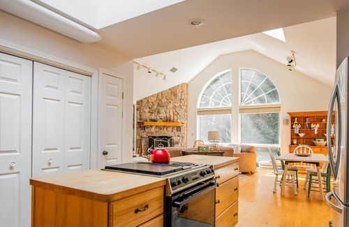 Eagles Mere House | Enjoy the calming views of the woods at "Treeside" in Eagles Mere