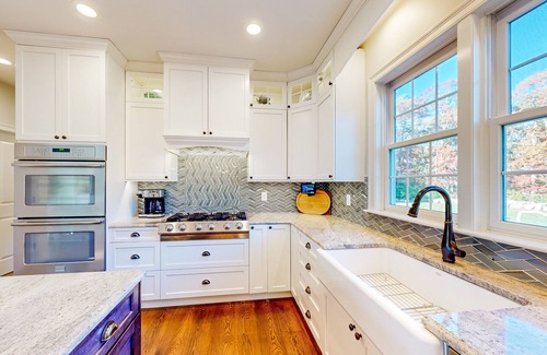 Yarmouth Port House | Entertainer's dream with plunge pool, outdoor kitchen & TV, game room