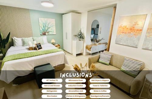 San Fernando Apartment | Entire 1BR Queen Bed with Spacious Beach View Balcony