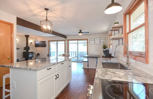 Gilmanton House | Entire Lakefront Home with Dock on Sawyer Lake