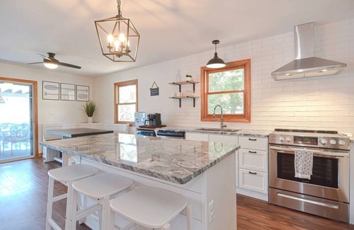 Gilmanton House | Entire Lakefront Home with Dock on Sawyer Lake