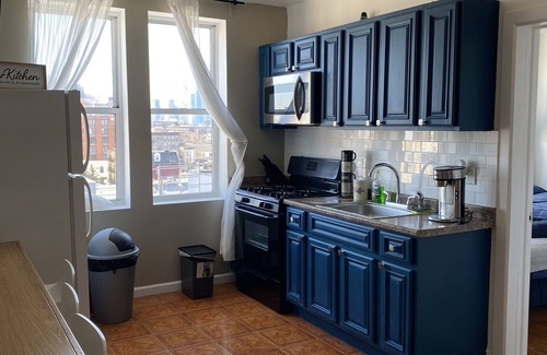Weehawken Condo | Entire Rental - 2 bedroom ❤️ Manhattan Skyline view ❤️ 10 minutes to Times Sq