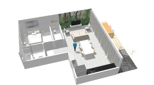 Maisons-Alfort Apartment | Escale-marne fr - 001 - RDC - Private Terrace - Free Parking - Free Luggage Storage - Metro 8 Eiffel Tower -All equipped - Linen Included - Washing Machine - Dish Washer - Luxury Mattress 160X200 - Panoramic View - From 1 to 4 guests