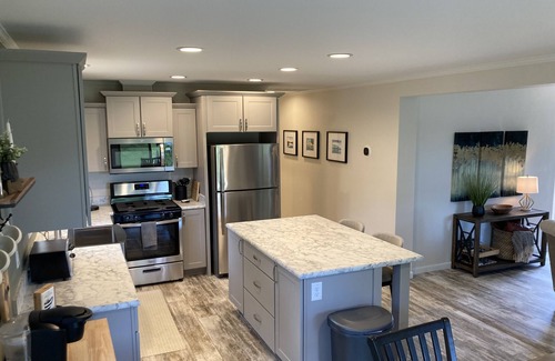 Gladstone House | Escanaba River Escape-The Birch Tree Home Modern 3BR Riverfront Retreat