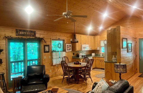 Blairsville Cabin | Escape to the Beautiful Cool Mountains of North Ga Beautifully decorated