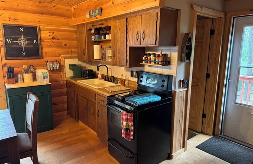 Spooner Cabin | Escape to the Lake - Rustic 3-bedroom log-sided cabin nestled amongst the pines