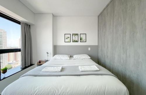 Jardim dos Estados Apartment | Estúdio Elegante e Luxuoso no 10º Andar do Ed. Vertigo