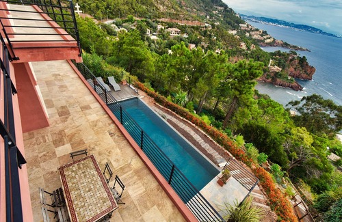 Theoule-Superieur Villa | Exceptionnal Villa - infinity pool, sea views, next to Pierre Cardin palace