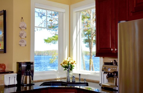 Mayfield House | Exceptional waterfront retreat with sandy beach!