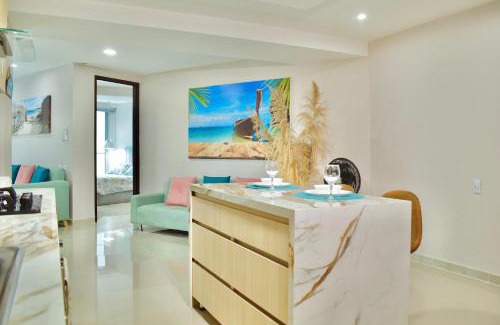La Boquilla Apartment | Exclusivo apartamento de lujo frente al mar en Los Morros, con acceso directo y privado a la mejor playa de Cartagena