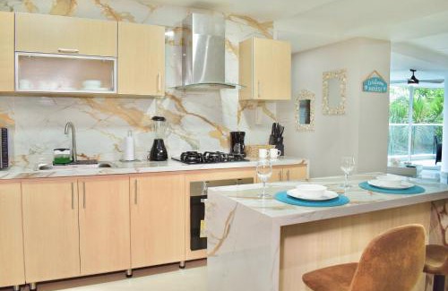 La Boquilla Apartment | Exclusivo apartamento de lujo frente al mar en Los Morros, con acceso directo y privado a la mejor playa de Cartagena