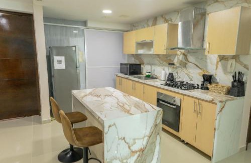 La Boquilla Apartment | Exclusivo apartamento de lujo frente al mar en Los Morros, con acceso directo y privado a la mejor playa de Cartagena