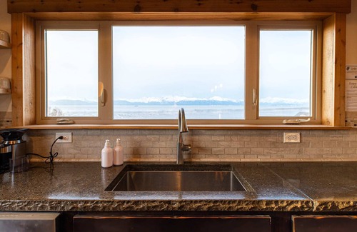 Kachemak House | Expansive waterfront views with deck & 4 bedrooms