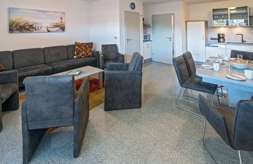 Bensersiel House | Experience an unforgettable vacation by the North Sea in the spacious Domingo vacation home in Bensersiel! This spacious North Sea Oasis house offers around 120 m² of living space and is the ideal retreat for up to 10 people plus a small child. With.