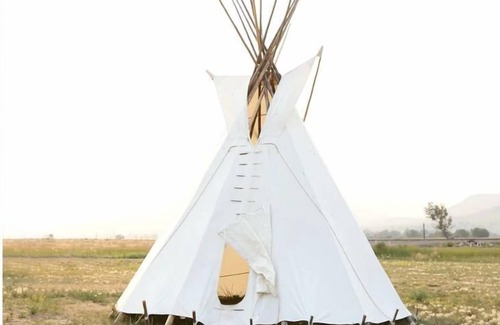 Fort Washakie RV Rental | Experience Pet-Friendly Perfection: Classic Tipi Glamping Near Wind River Mountains, WY