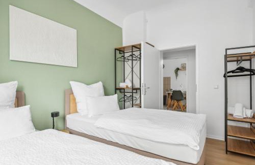 Kostheim Apartment | FABYLOUS Homes City Apartment I Gruppen I Waschtrockner I Balkon I belebte Lage