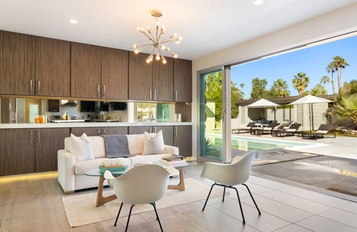Palm Springs House | Fall Availability! Modern Home in the Movie Colony with Pool & Cabana!