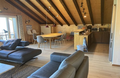 Veysonnaz Apartment | Family apartment with terrace