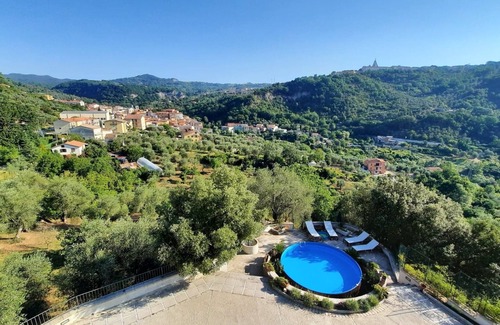 Caposele Apartment | Family-friendly apartment in villa with outdoor pool perfect to explore Campania