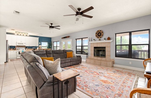 Canyon Lake House | Family home w/lake access, heated stock tank pool, kayaks, kid + dog-friendly